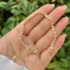 Wholesale Jewelry Classic Style Round Copper Zircon 18K Gold Plated Inlay Bracelets