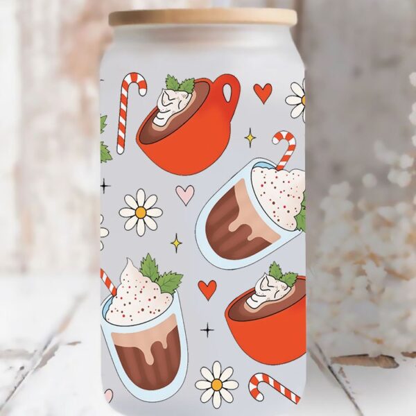 Wholesale Christmas tree cup 16oz Cup UV DTF Wraps