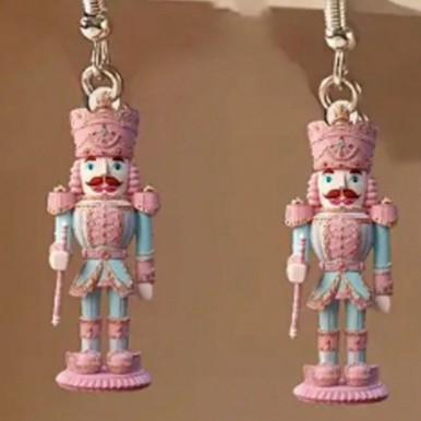 Wholesale Cartoon Christmas King Earrings