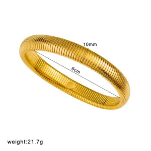 Golden 10mm 20cm (Ring Size 6cm)