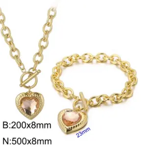 Necklace + Bracelet Ks197660-Z