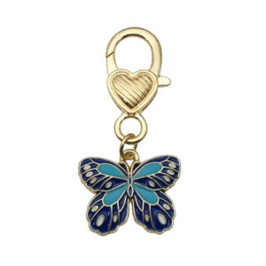 [blue butterfly love] 2.2x 4.5cm-5g-ER766