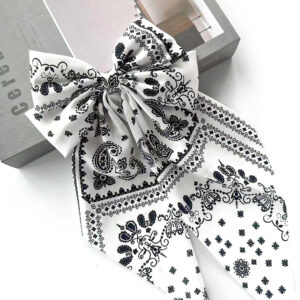 Bow spring clip-white / Jane yue