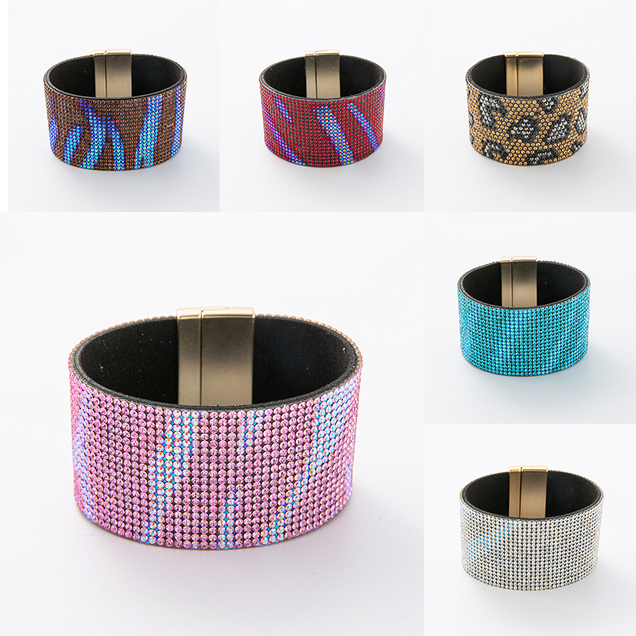 Wholesale Bohemian style handmade pebble wide bracelet