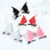 Wholesale Cute Devil Hairpin Edge Clip Halloween Black Wings Headdress Gothic Style