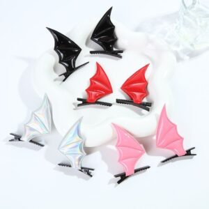 oly-065a76b789675e23ce54235dffc80e6b Wholesale Cute Devil Hairpin Edge Clip Halloween Black Wings Headdress Gothic Style