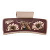 10-5 square PU leather yak chrysanthemum red skin milk coffee