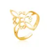 Wholesale Jewelry Simple Style Classic Style Printing Witches Knot 304 Stainless Steel Plating Rings