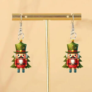 Wholesale Cartoon Christmas King Earrings