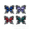 Wholesale Single-sided alloy diamond butterfly diy phone case car air outlet hairpin brooch corsage accessories crystal