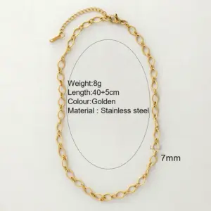 Embossed Necklace-25312G7