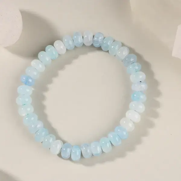Wholesale Popular Glass Bracelet Wholesale Bracelet Original Design Women's Wholesale Bracelet Aquamarine