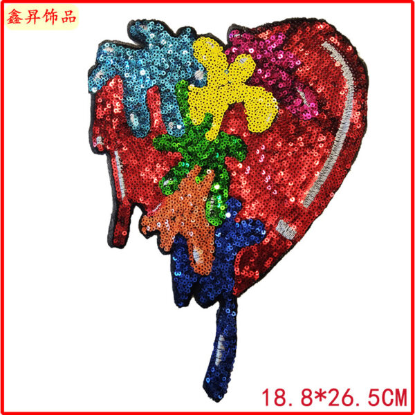 oly-068c49c0a419c2a057306e1d7adfa258 Wholesale Cross-Border Clothing Accessories, Sequin Embroidery, Clothing Accessories, Numbers, Letters, Sequin Embroidery, Cloth Patches, Factory Direct Supply