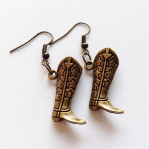 Wholesale Cowboy boots and retro cowboy-style earrings