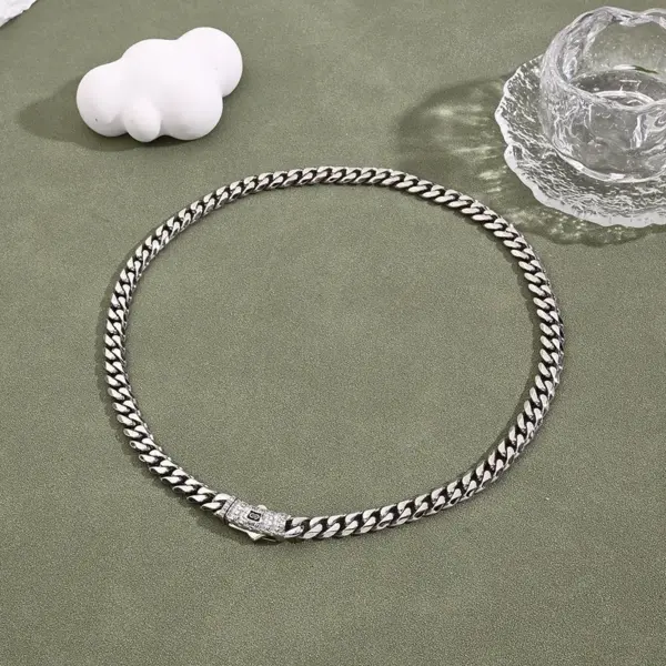 Wholesale Plated 18K Gold Rectangle 304 Stainless Steel Copper Casual Vacation Modern Style Necklace