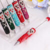 Wholesale Cross-Border Creative DIY Jewelry Cartoon Clown Pirate Skull Beaded Pen Multi-Colorful Pen Colorfulful Cute Cartoon Diamond Pen