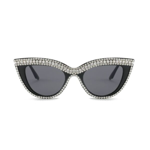 oly-06a5ce7f870f849bc17aea7b69d8bd40 Wholesale Cat's Eye Diamond-encrusted Sunglasses Fashion Personalized Eye Concave Shape Pieces Glasses Frame Fashionable Glasses Glasses