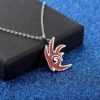 oly-06a8634d5a4a98d48aa1a6bd4535df54 Wholesale Shadow Play Inspired Stainless Steel Hedgehog Necklace