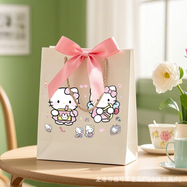 Wholesale Cartoon Kt Cat Handbook Sticker Hellokitty Water Cup Mobile Phone Case DIY Collage Decorative Material Stereo Sticker