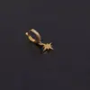 Wholesale 1 Piece Lady Geometric Copper Inlaid Zircon Earrings