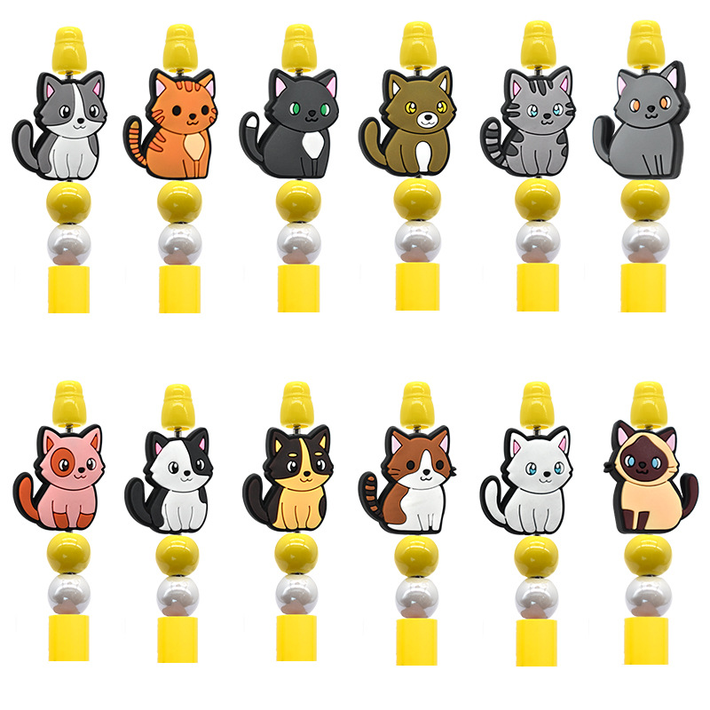 Wholesale Random Product Cat Creative Ballint Pen Bead