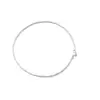 Wholesale Simple Style Solid Color Copper Inlay Rhinestones Silver Plated Bracelets Necklace