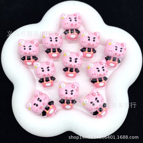 Wholesale Pink pig beaded bracelet