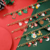 oly-06c07935016b00e554fe1029661084bc Wholesale Christmas Bracelet Bell Pearl Bracelet Snowflake Elk Pendant Bracelet Christmas Bracelet