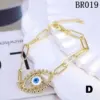 Copper Plating Geometric Artificial Gemstones Copper Bracelets