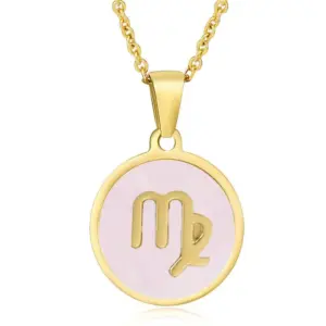 Pink Shell-Virgo (Including Chain)