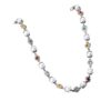 Wholesale Cross-border New Ins Hot Pearl Colored Diamond Flower Necklace Niche Fashion All-match Dopamine Multicolor Clavicle Chain