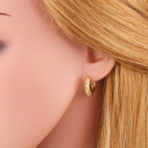 oly-0704fed2e3af0e4bc683e8fb9156a968 Wholesale Fashion Geometric Plating Copper 18k Gold Plated Earrings