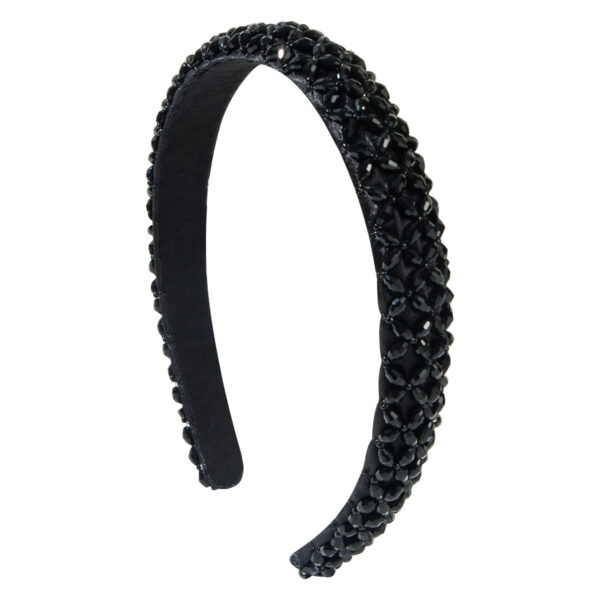 oly-070e078f57838a3d6eb87f9e1651d01b Wholesale Homing Korean Style Woven Crystal Beaded Hair Hoop Small Thin Edge All-match Face Washing Hair Card High-grade Hair Aessories