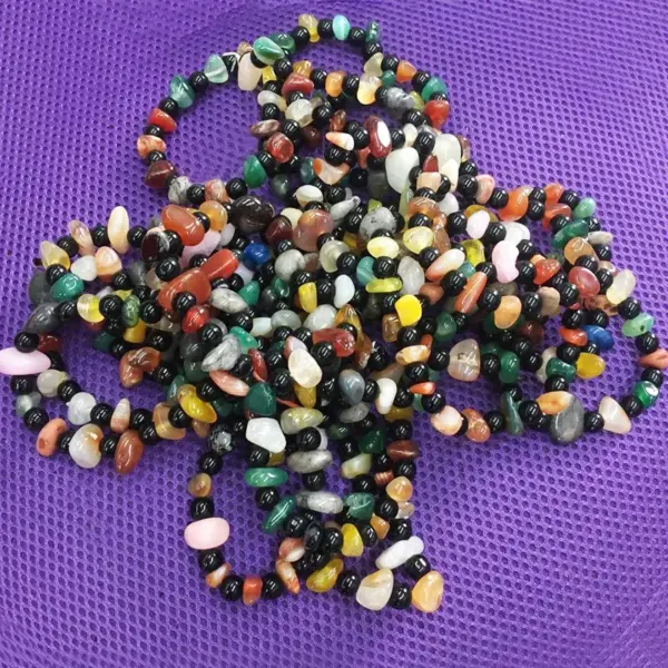 Wholesale Simple Style Geometric Agate No Inlaid Natural Stone Bracelet In Bulk