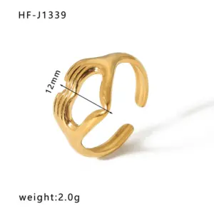 HF-J1339-Gold / Adjustable Opening