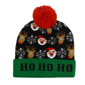 Elk and Santa Claus / Adjustable 56-60cm