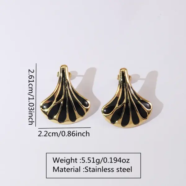 Wholesale 304 Stainless Steel Plastic Geometric Electroplating Acrylic Imitation Gold Vintage Style Luxurious French Style Inlay Ear Studs