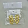 Wholesale Geometric Stud Earrings For Women In 304 Stainless Steel With Waterproof Non Tarnish Golden PVD Coated Plating And 0.03µm Thickness