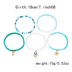 Starfish palm five piece set