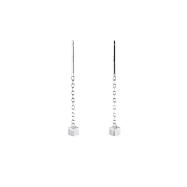 oly-07473ec933ff4390582ad18e028b42f5 Wholesale Earrings for Women 2025 New Trendy Ear Wire Simple Elegant Earrings Cold Style Versatile Earrings Geometric Slimming Look