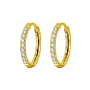 2.0 * 12mm Gold (a Pair)
