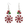Wholesale Spiral Christmas Tree Bell Earrings