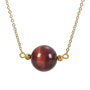 Red Tiger Eye-Necklace