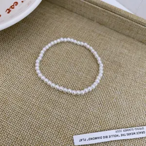 1# Bracelet. White-4mm