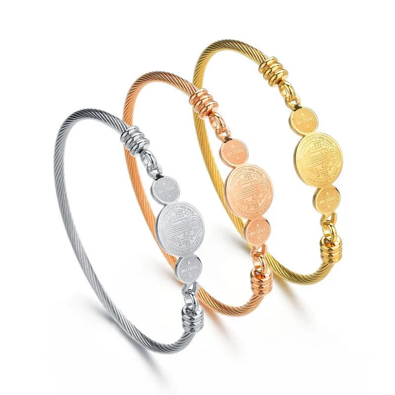 Wholesale Simple Style Geometric 303 Stainless Steel 304 Stainless Steel 18K Gold Plated No Inlaid In Bulk