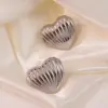 Wholesale 1 Pair Sweet Heart Shape 304 Stainless Steel Electroplating Ear Studs