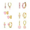 Wholesale 1 Pair Simple Style Geometric Copper Earrings