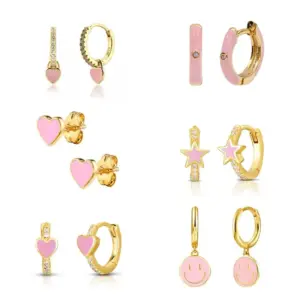 Wholesale 1 Pair Simple Style Geometric Copper Earrings
