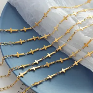Wholesale PVD Coated Real Gold Plated 18K Gold Geometric 304 Stainless Steel Fashion Waterproof Non Tarnish 304 Stainless Steel Bracelets