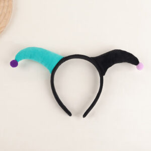 5# (Black + Green) Clown Headband